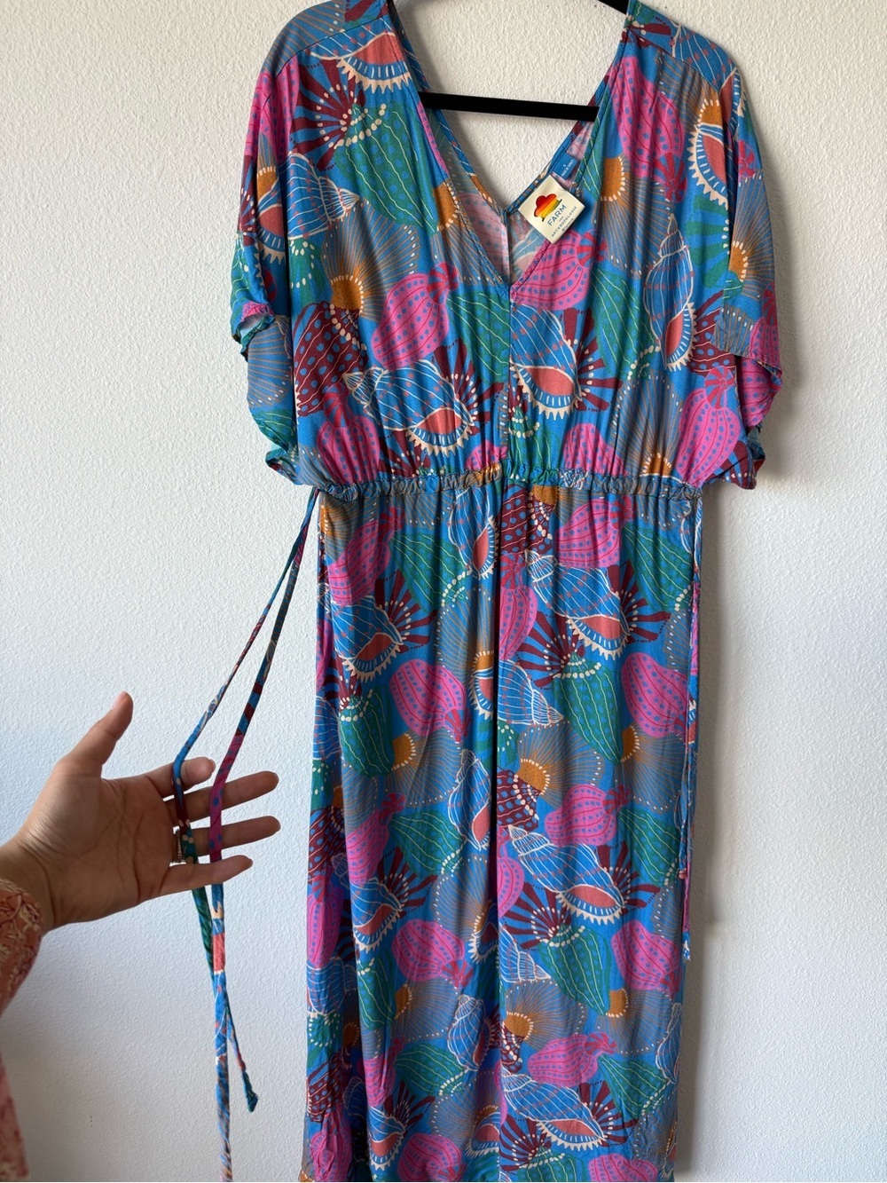 Farm Rio Seashell Cover-Up Maxi
Dress - Picture 6 of 10